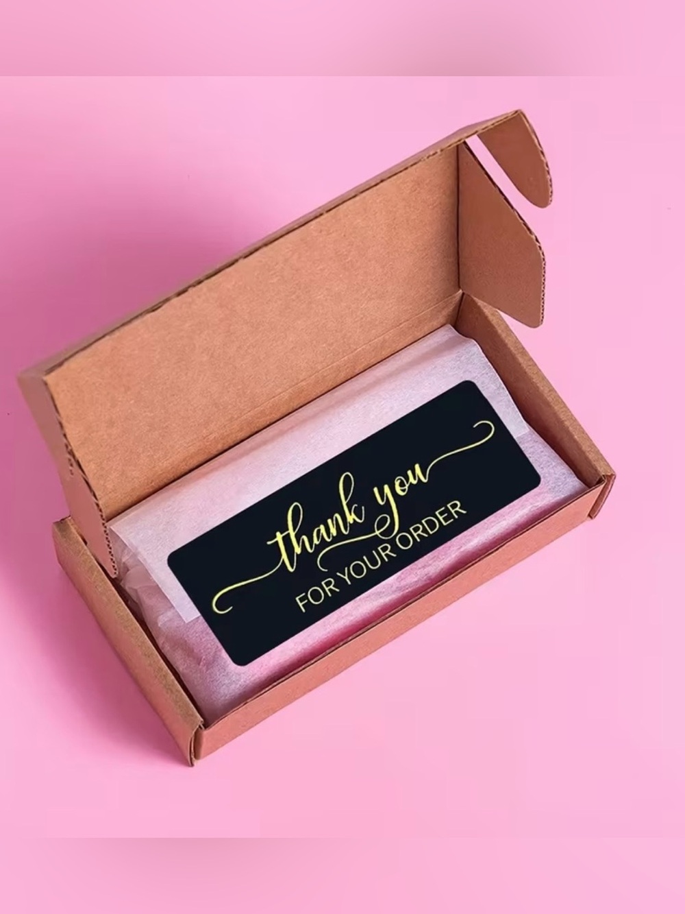 Thank You For Your Order Sticker Labels - Picture 3 of 5